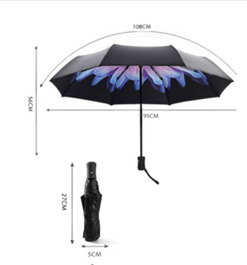 Yesello Automatic Purple Compact Umbrellas