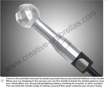 Unbreakable self-defense umbrellas