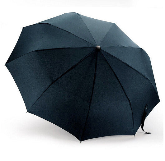 Automatic Folding Business Blue Umbrella