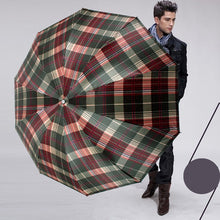 British style Oversized Lattice Fold Anti-UV Sun/Rain umbrella rain women/men Stick Outdoor Umbrella brand Manual Big Parasol
