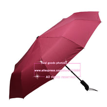 Mens/Womans Auto Open & Close Automatic Travel Umbrella with Teflon  Canopy  and 10 Rib Wind Resistant Frame Travel Umbrella