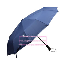 Mens/Womans Auto Open & Close Automatic Travel Umbrella with Teflon  Canopy  and 10 Rib Wind Resistant Frame Travel Umbrella