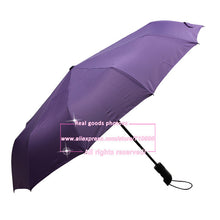 Mens/Womans Auto Open & Close Automatic Travel Umbrella with Teflon  Canopy  and 10 Rib Wind Resistant Frame Travel Umbrella