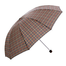British style Oversized Lattice Fold Anti-UV Sun/Rain umbrella rain women/men Stick Outdoor Umbrella brand Manual Big Parasol