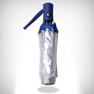 Three Folding Compact Windproof Clear Umbrellas