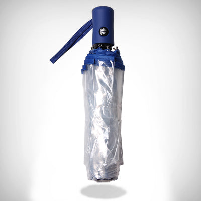 Three Folding Compact Windproof Clear Umbrellas