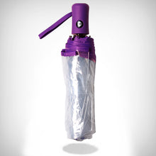 Three Folding Compact Windproof Clear Umbrellas