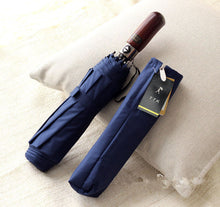 Mens double layer folding wind proof automatic Umbrella