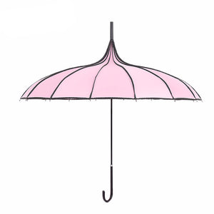 Yesello Gothic Pink Tower Pagoda Umbrella