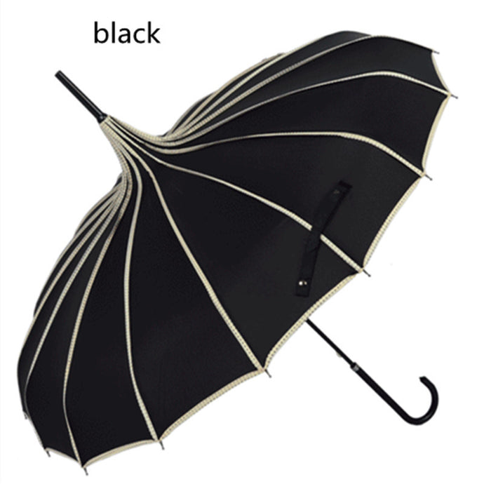 Creative Design  Striped Golf Pagoda Umbrella