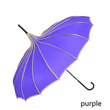 Creative Design  Striped Golf Pagoda Umbrella