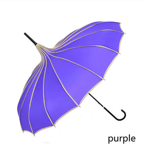 Creative Design  Striped Golf Pagoda Umbrella